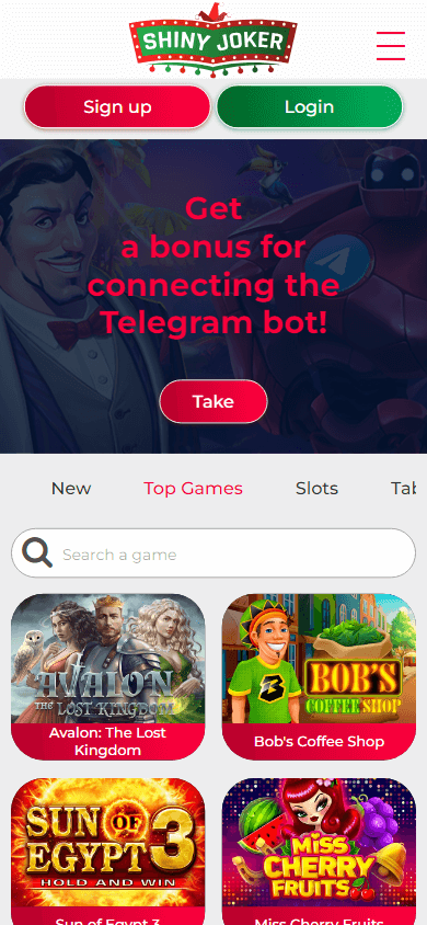 Shiny Joker Casino Mobile screenshot